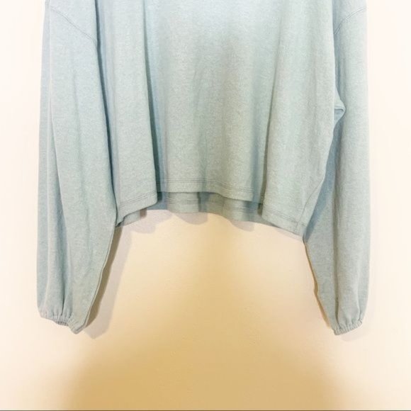 NWT Elodie Mint Brushed Knit Long Sleeve Crewneck Top Large - Picture 5 of 11